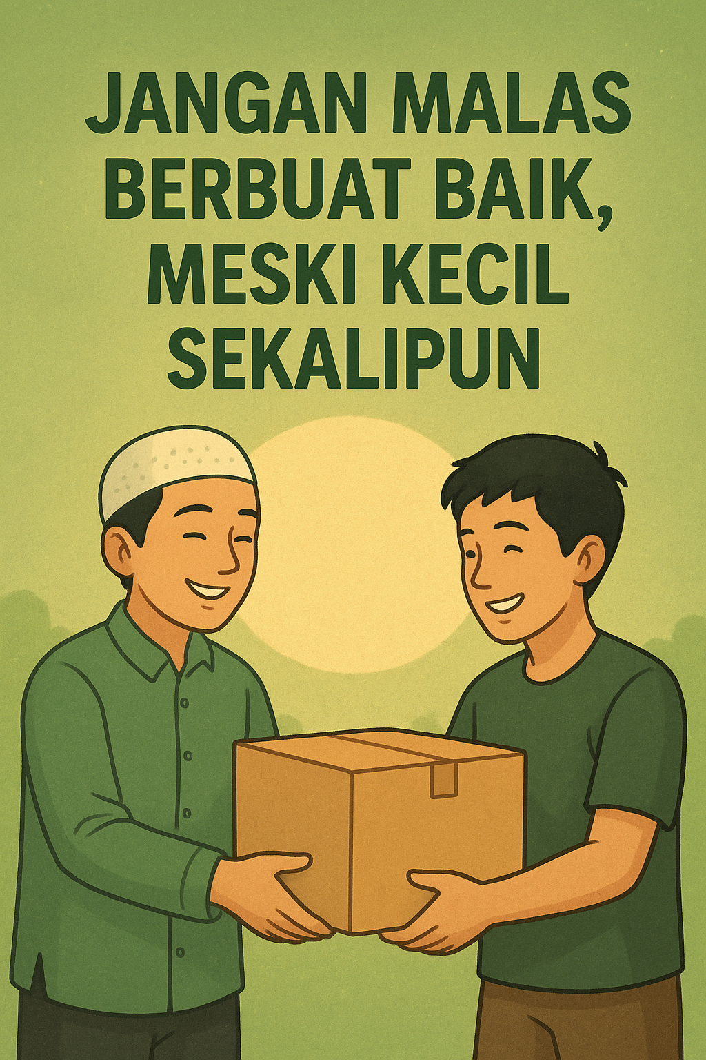 Jangan Malas Berbuat Baik, Meski Kecil Sekalipun
